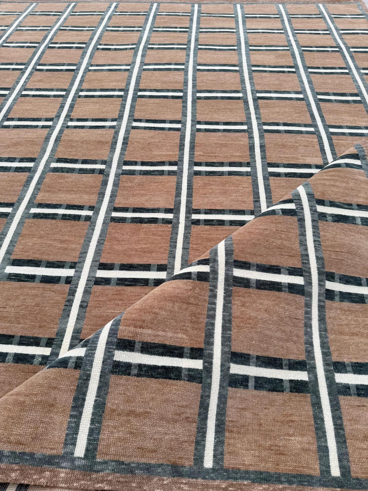 Belgrave Plaid in LeafRug