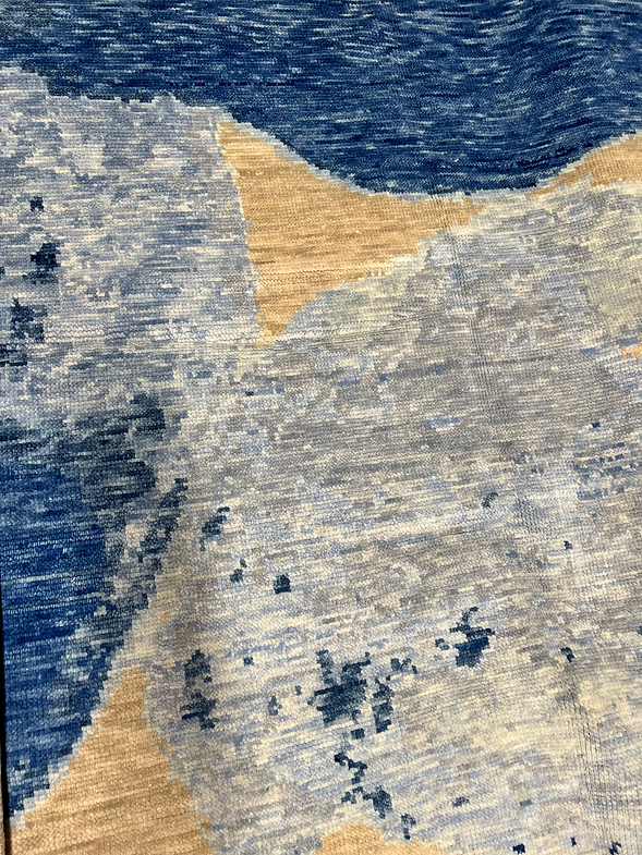 Blue Watercolor Rug