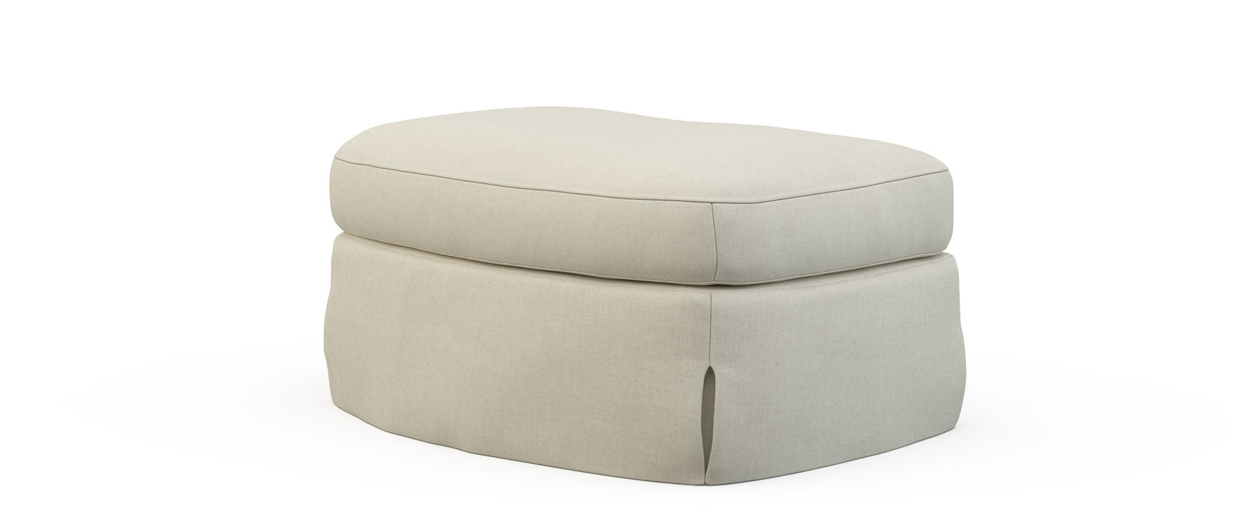 Addisyn Skirted Ottoman
