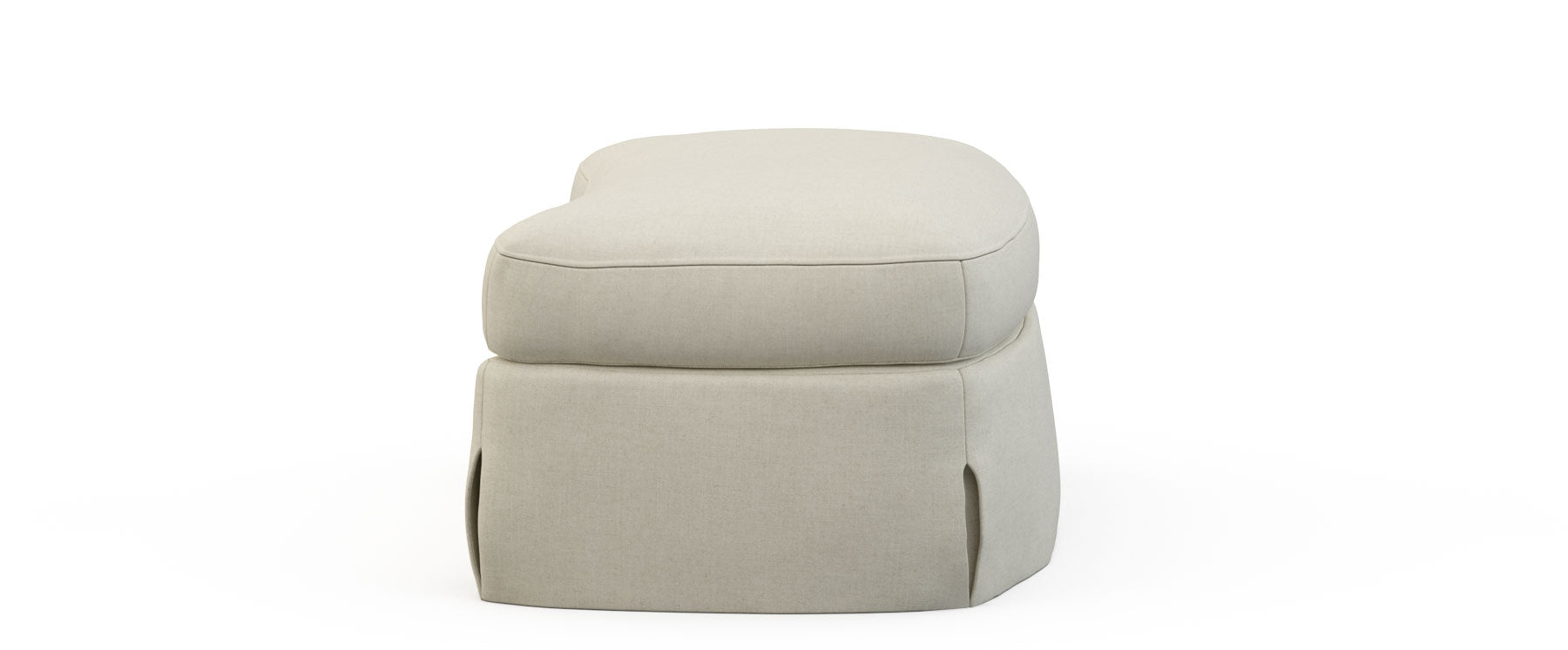 Addisyn Skirted Ottoman