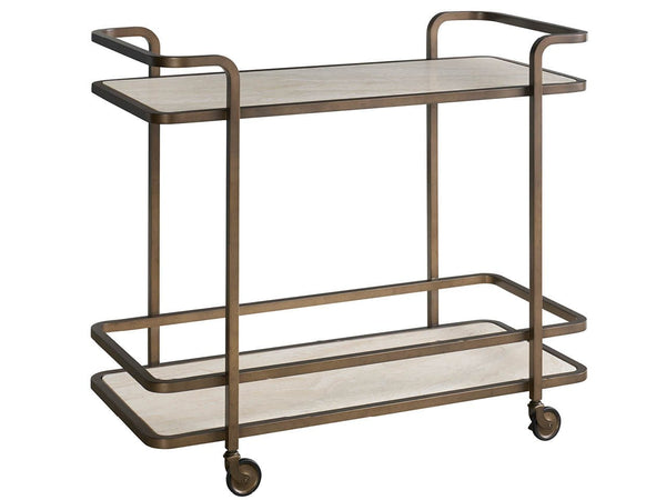 Antique Gold Bar Cart