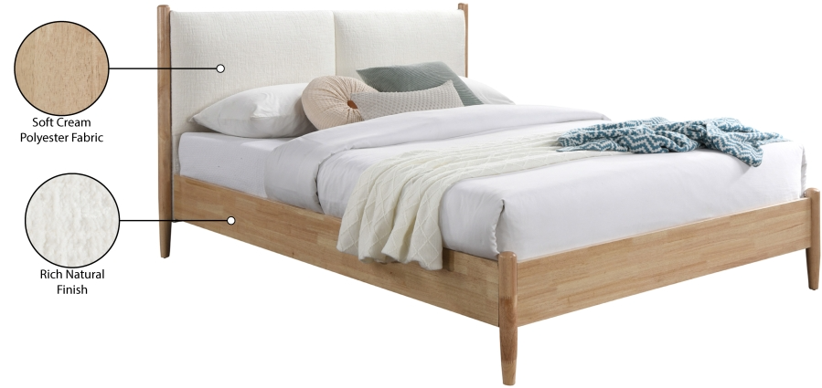Arielle Cream Queen Bed