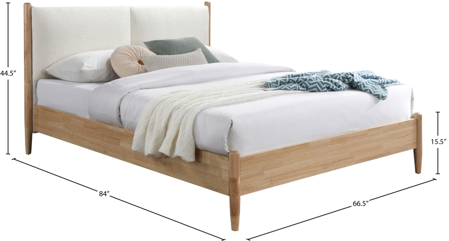 Arielle Cream Queen Bed