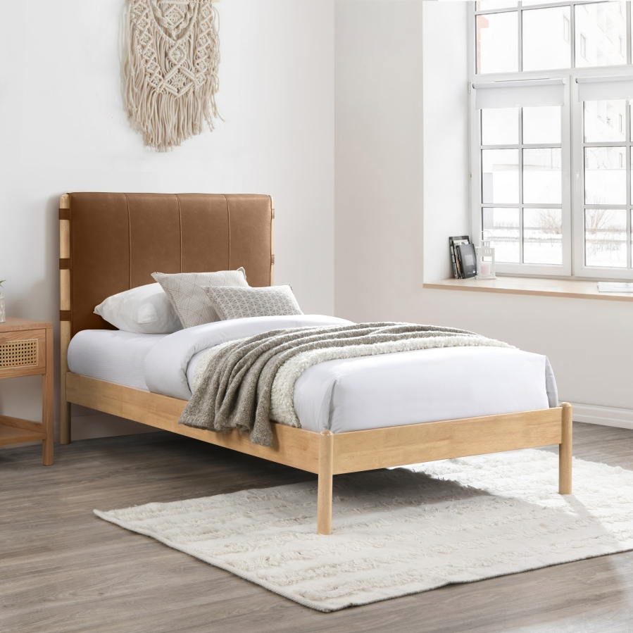 Ashton Cognac Twin Bed