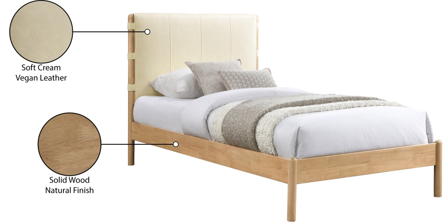 Ashton Cream Twin Bed