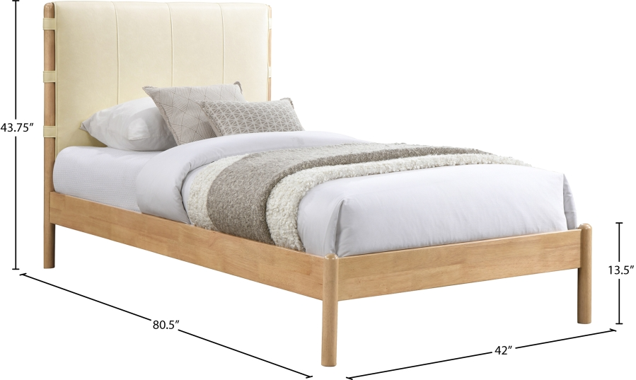 Ashton Cream Twin Bed