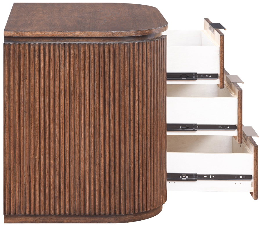 Aston Brown Nightstand Drawer
