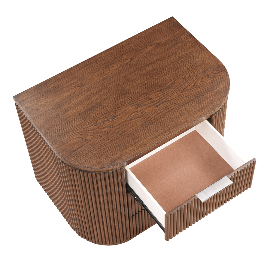 Aston Brown Nightstand Drawer