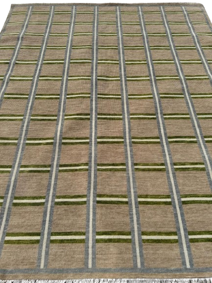Belgrave Plaid in LeafRug