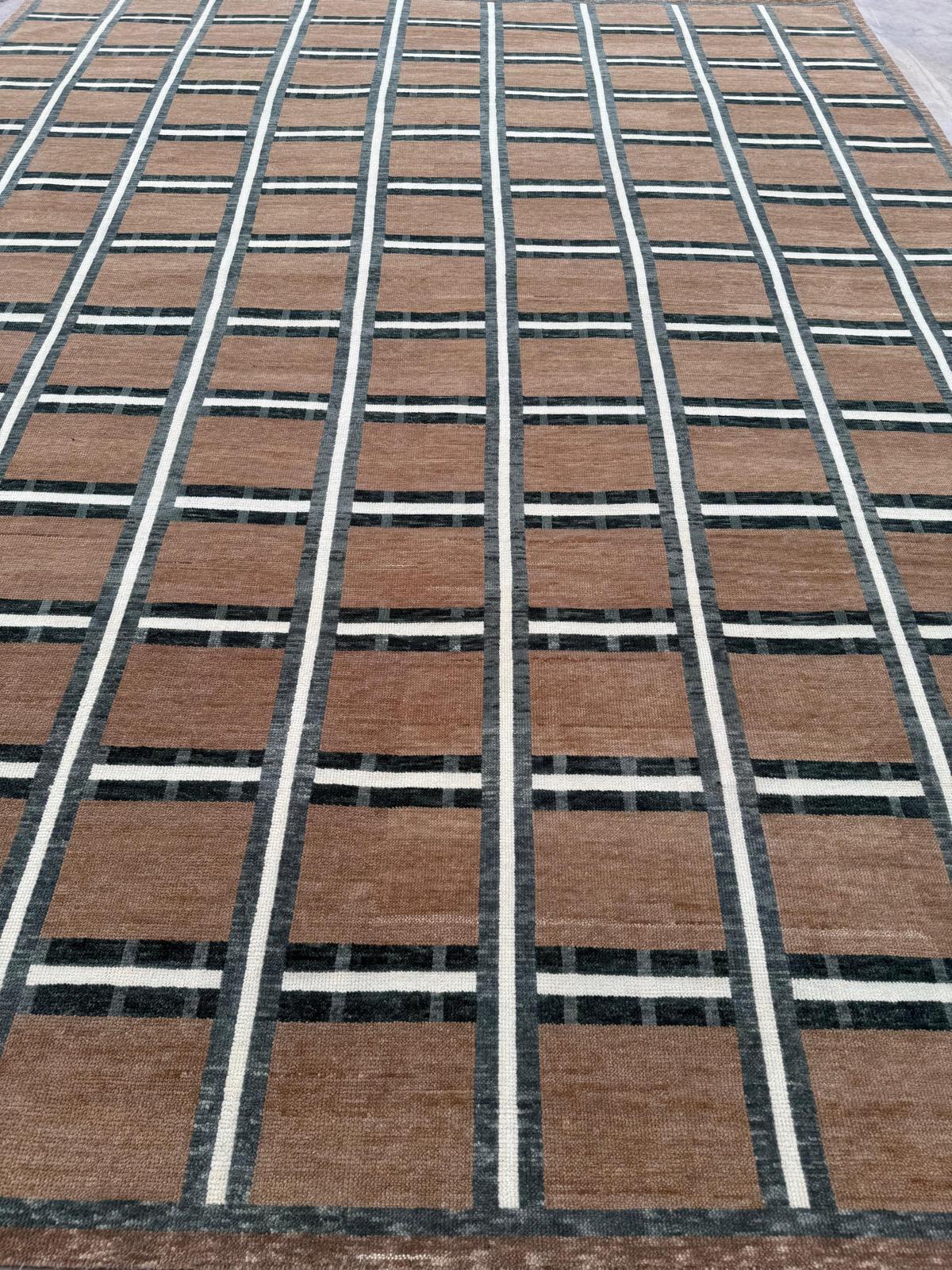 Belgrave Plaid in LeafRug
