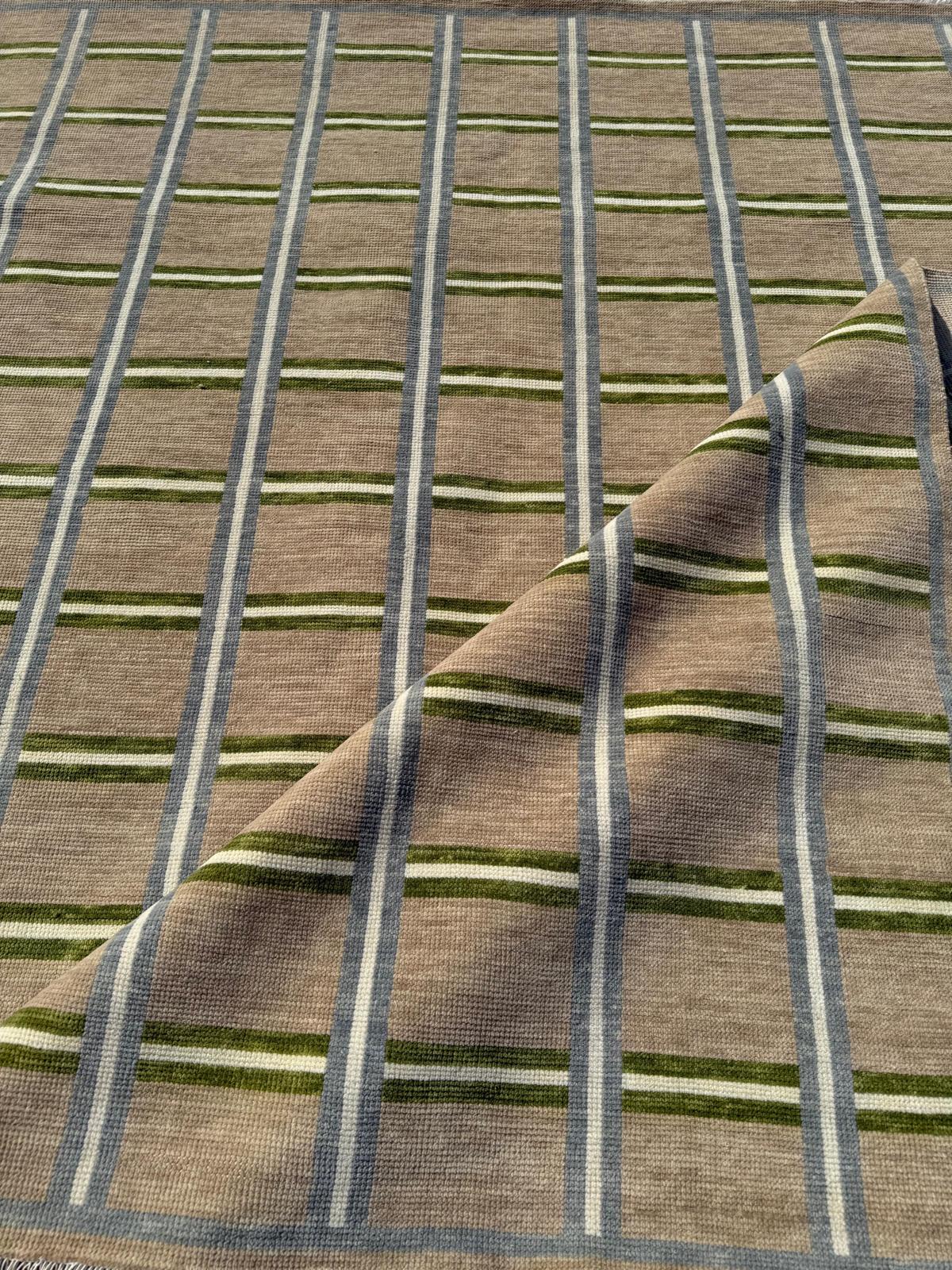 Belgrave Plaid in LeafRug