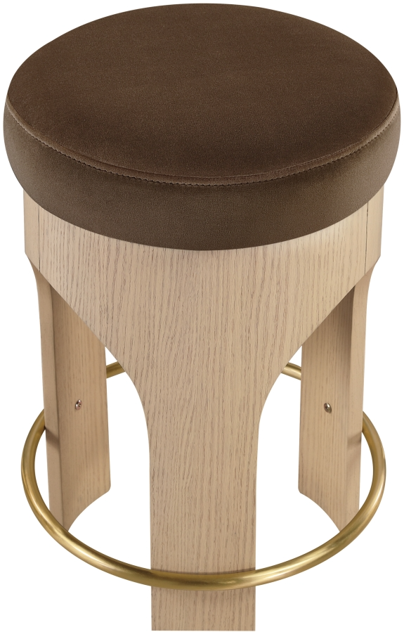Bucatini Natural Brown Counter Stool