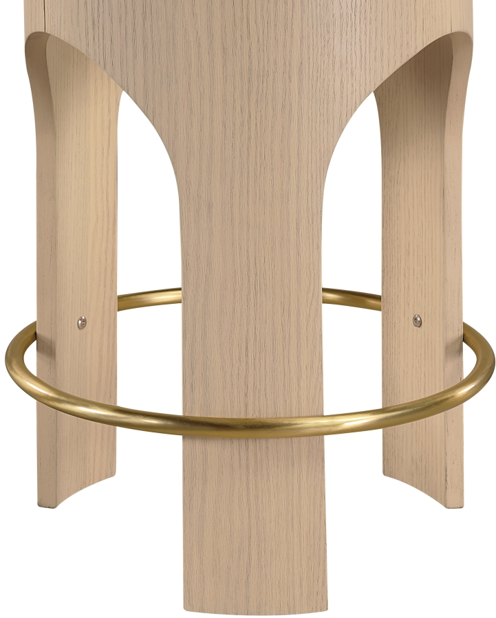 Bucatini Natural Brown Counter Stool