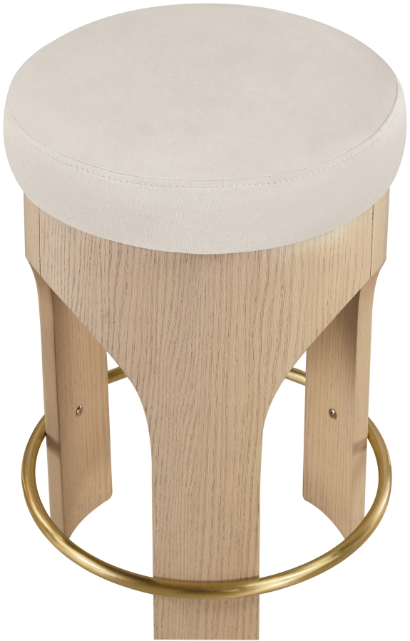 Bucatini Natural Cream Counter Stool