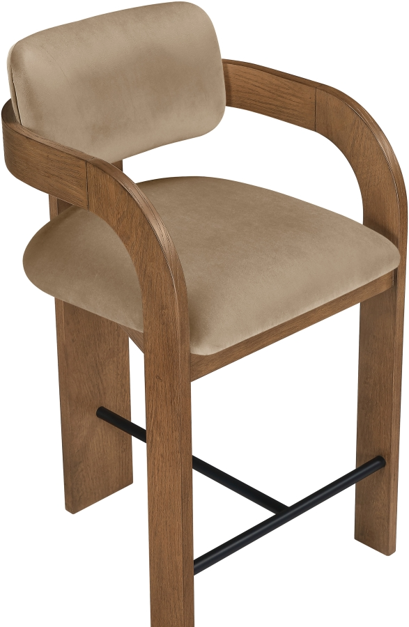 Cedric Beige Counter Stool