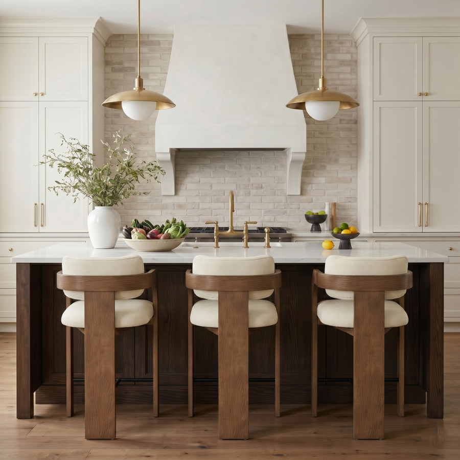 Cedric Cream Counter Stool