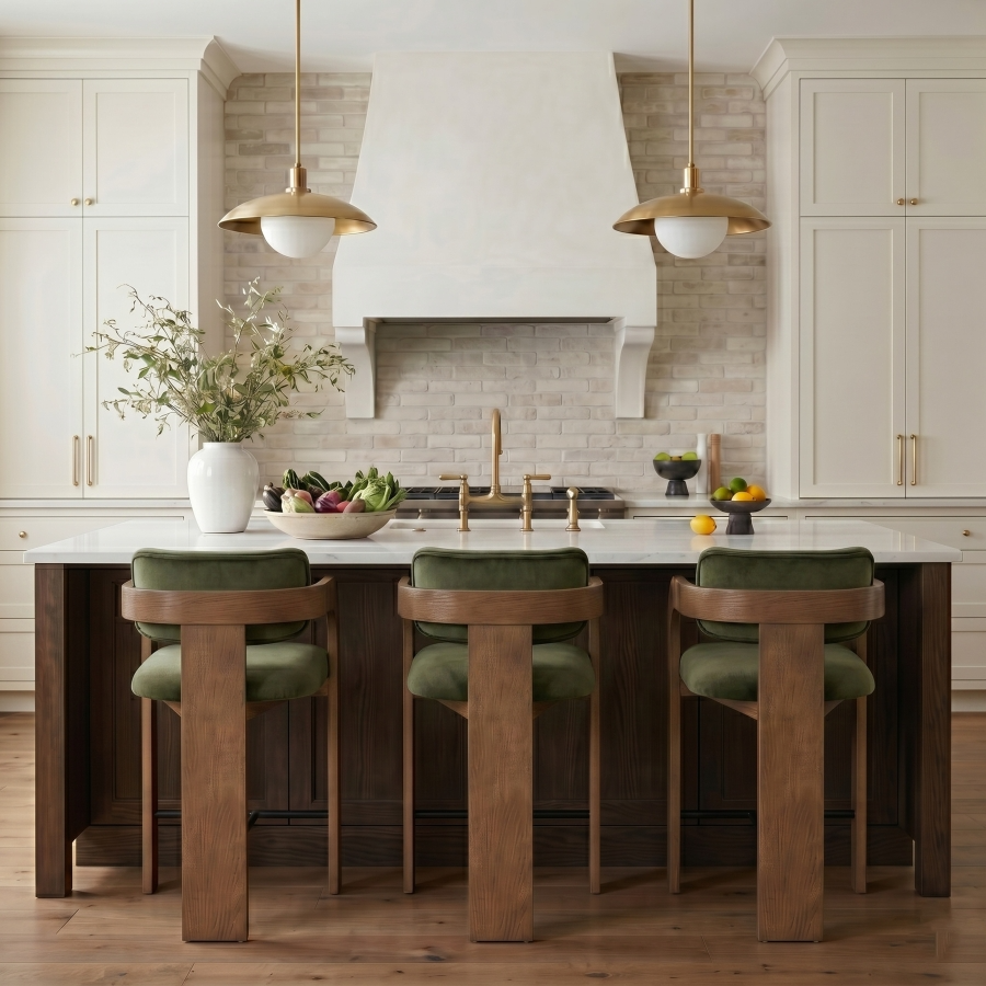 Cedric Green Counter Stool