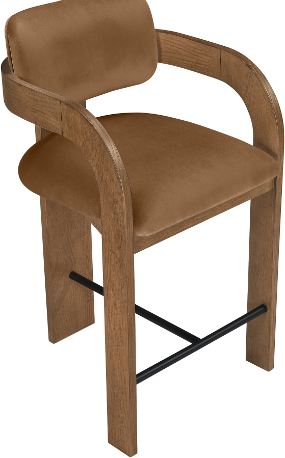 Cedric Saddle Counter Stool
