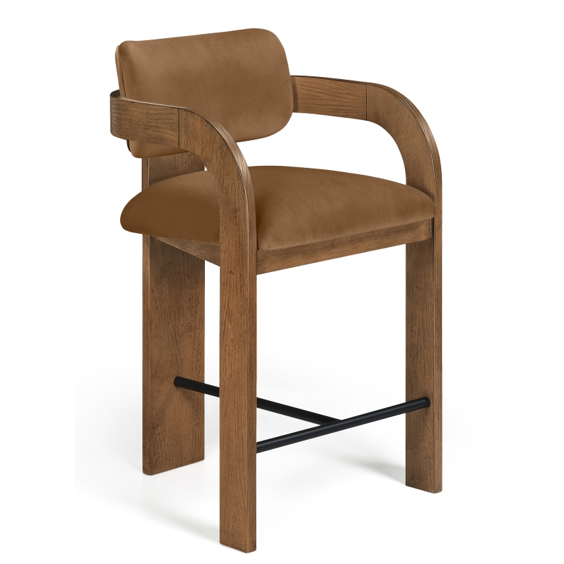 Cedric Saddle Counter Stool