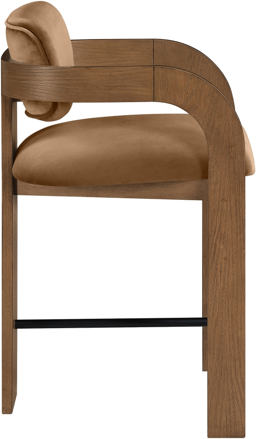 Cedric Saddle Counter Stool