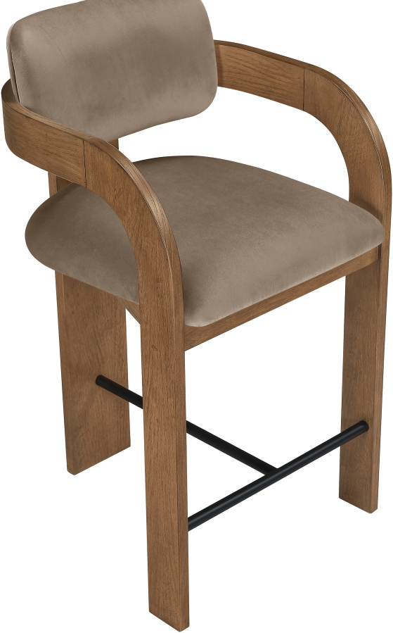 Cedric Taupe Counter Stool