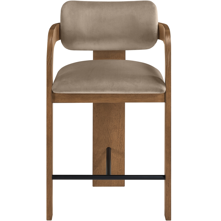 Cedric Taupe Counter Stool