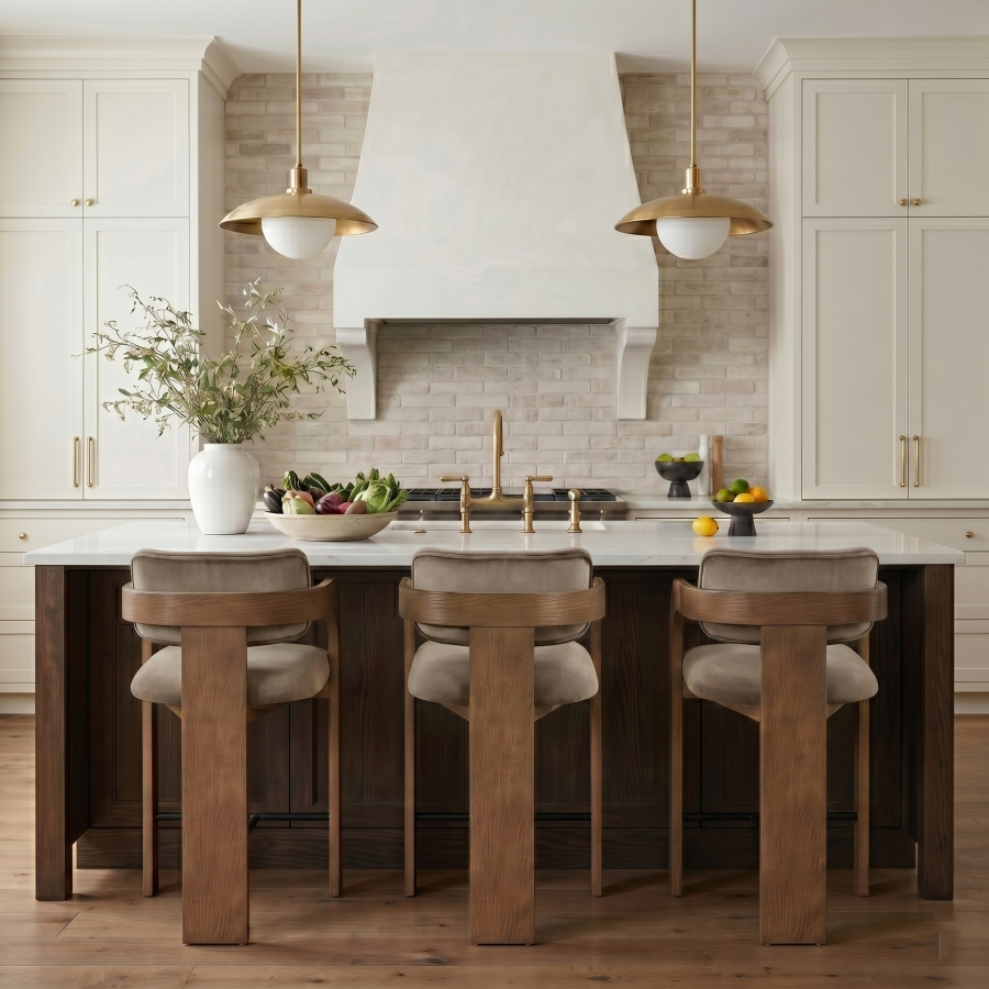 Cedric Taupe Counter Stool