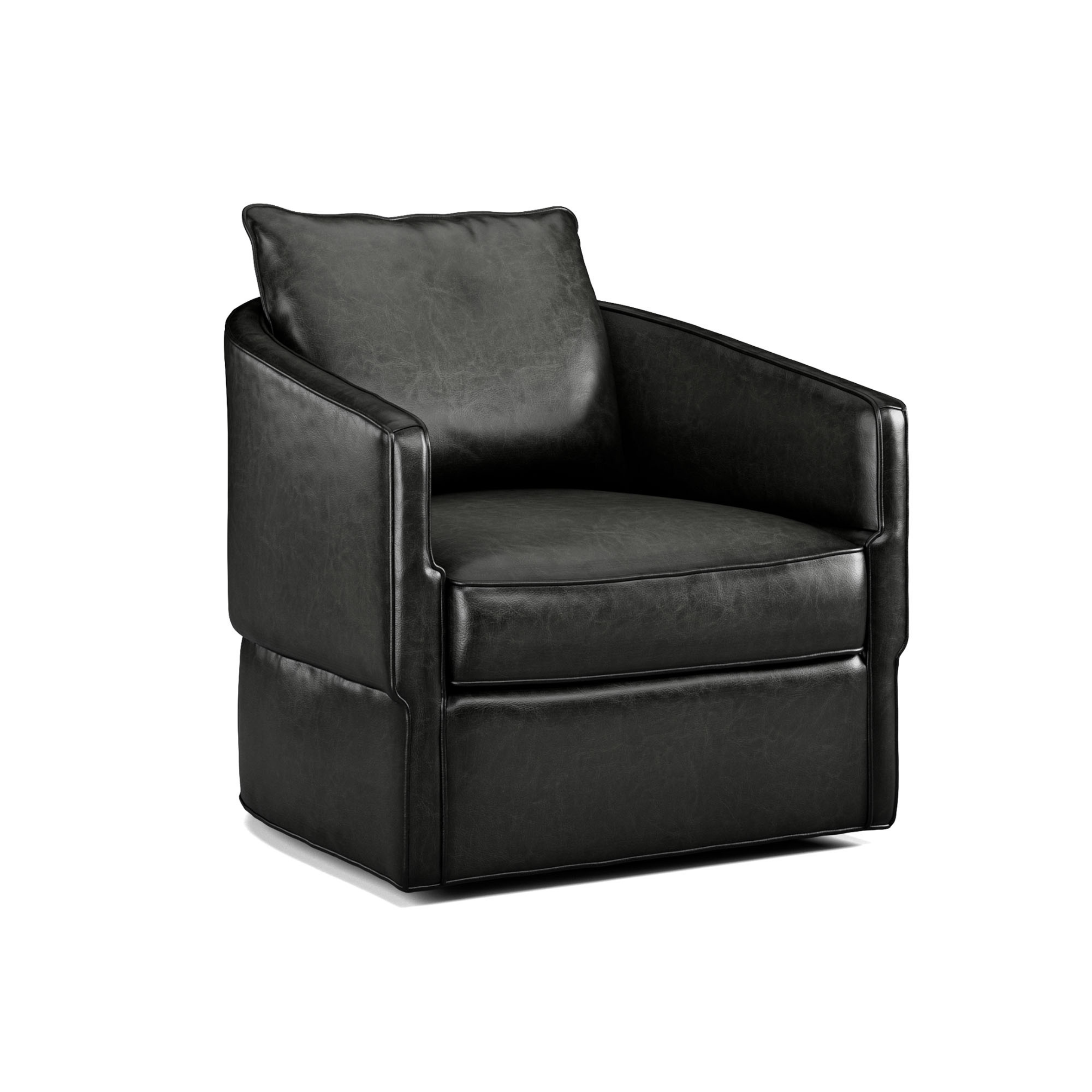 Claire Leather Swivel Chair