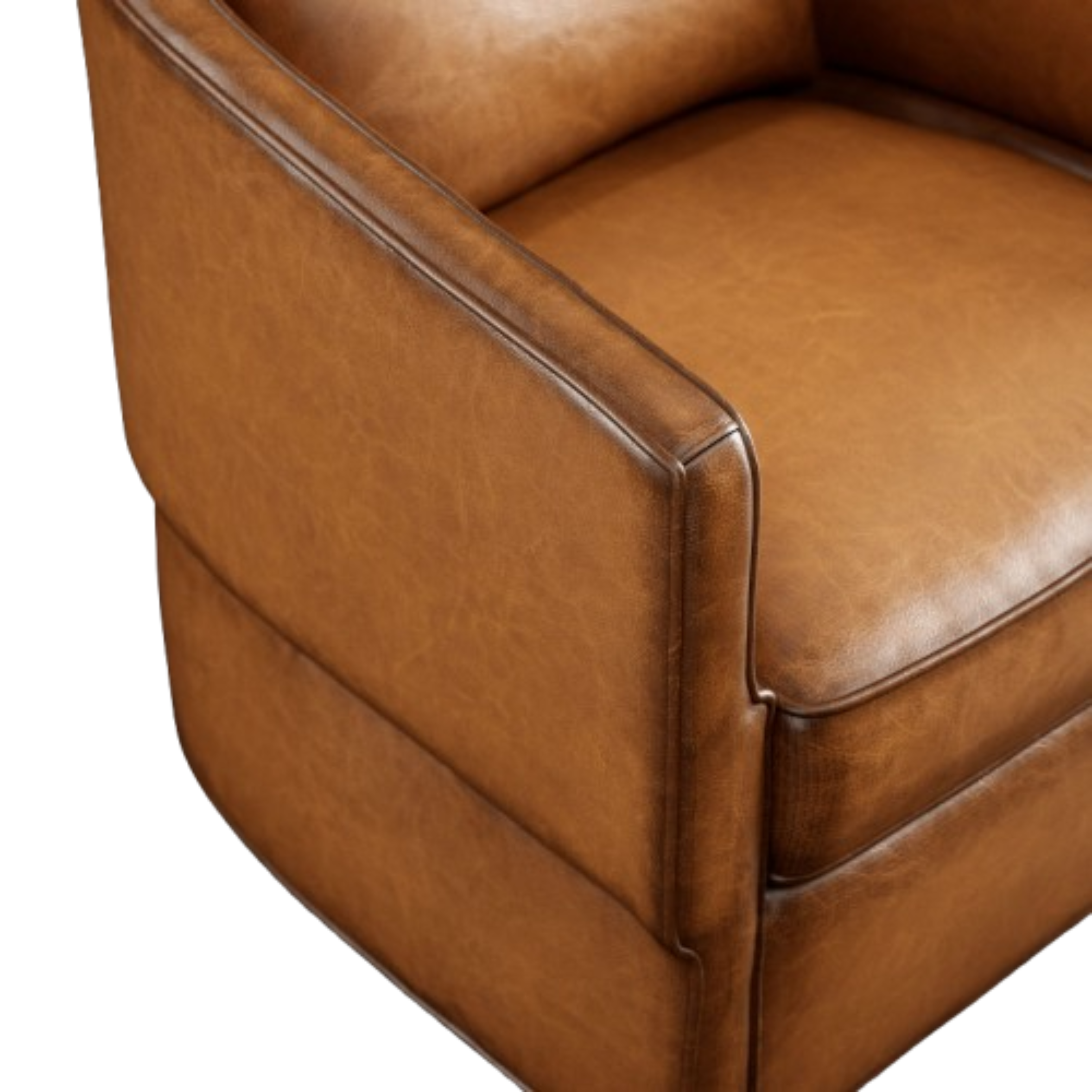 Claire Leather Swivel Chair