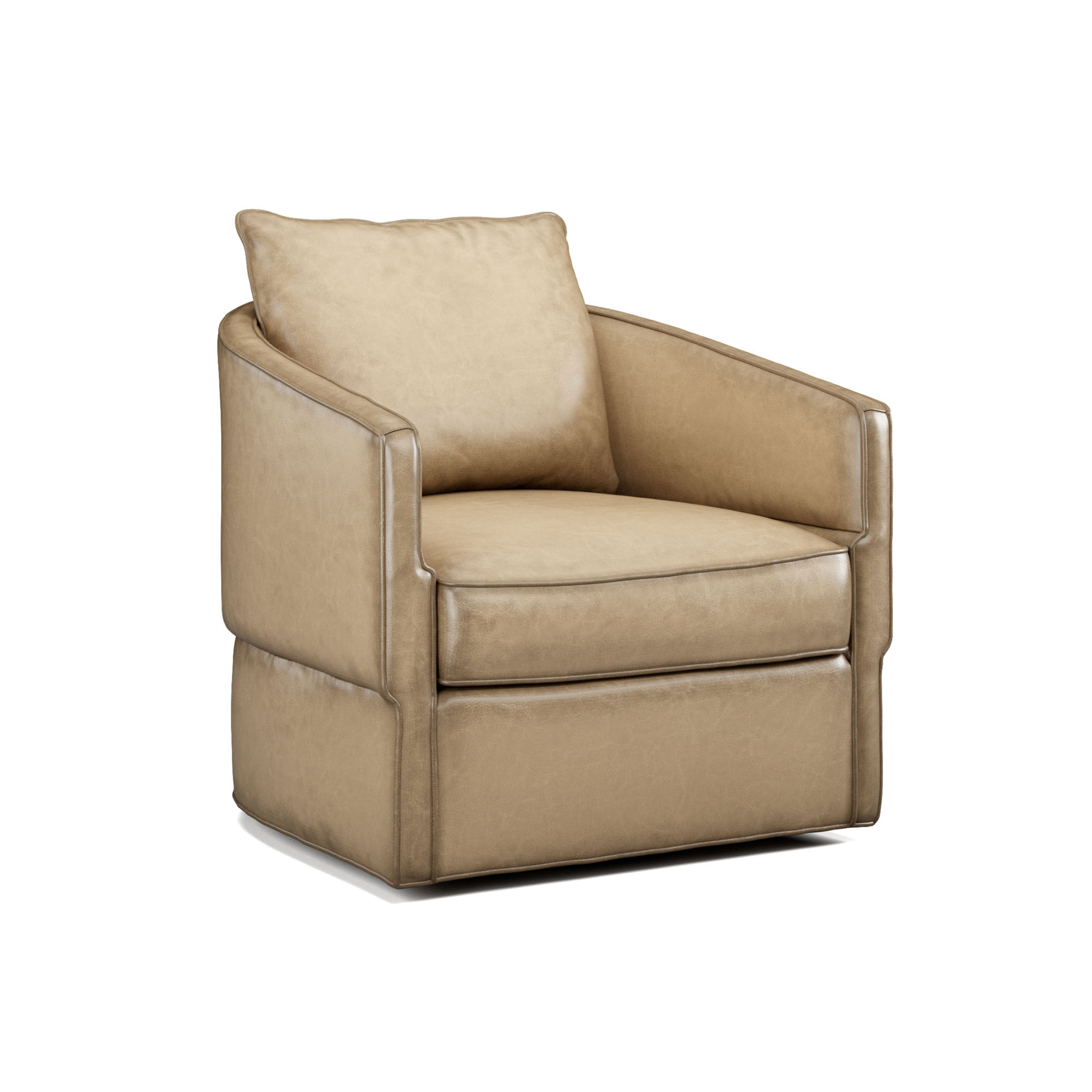 Claire Leather Swivel Chair