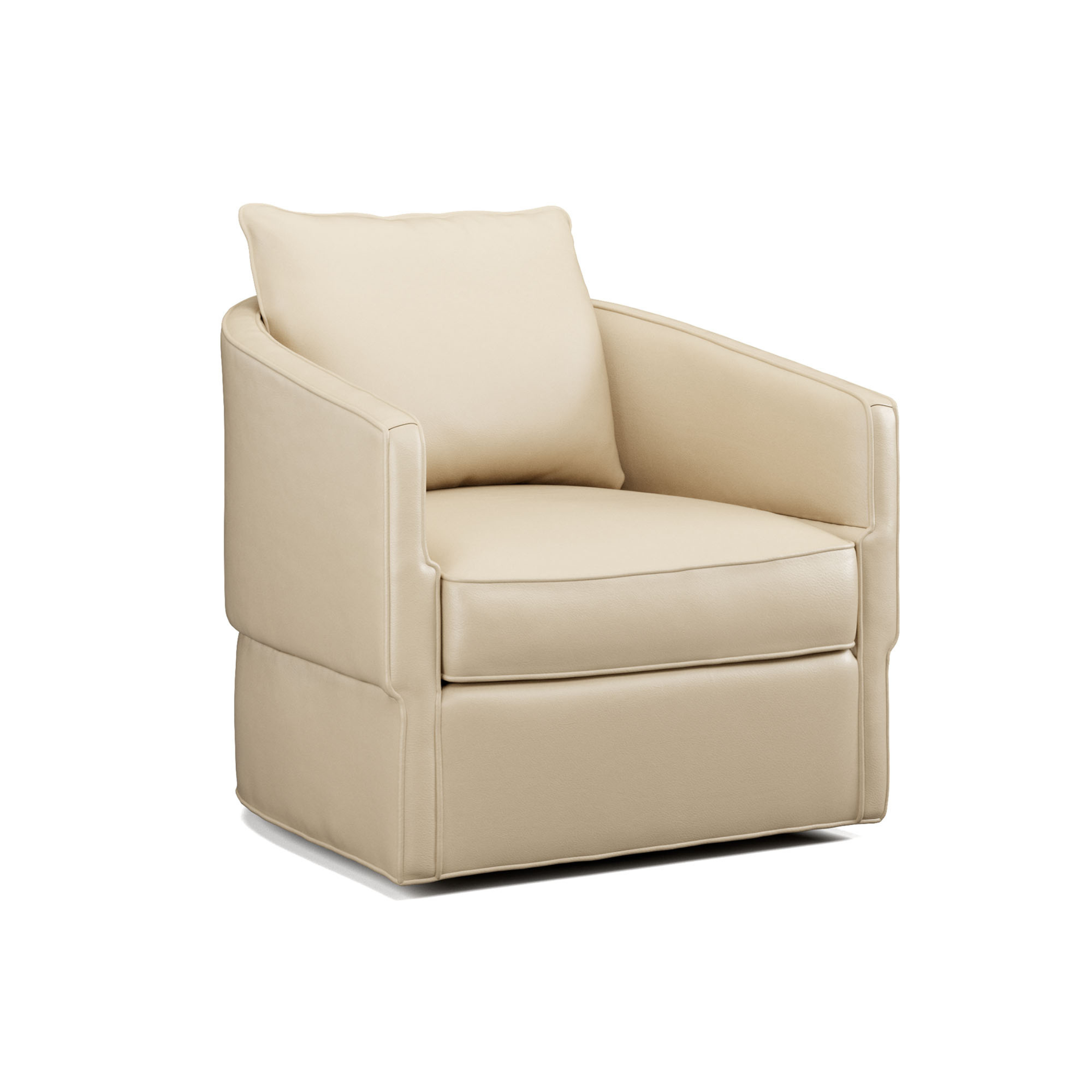 Claire Leather Swivel Chair