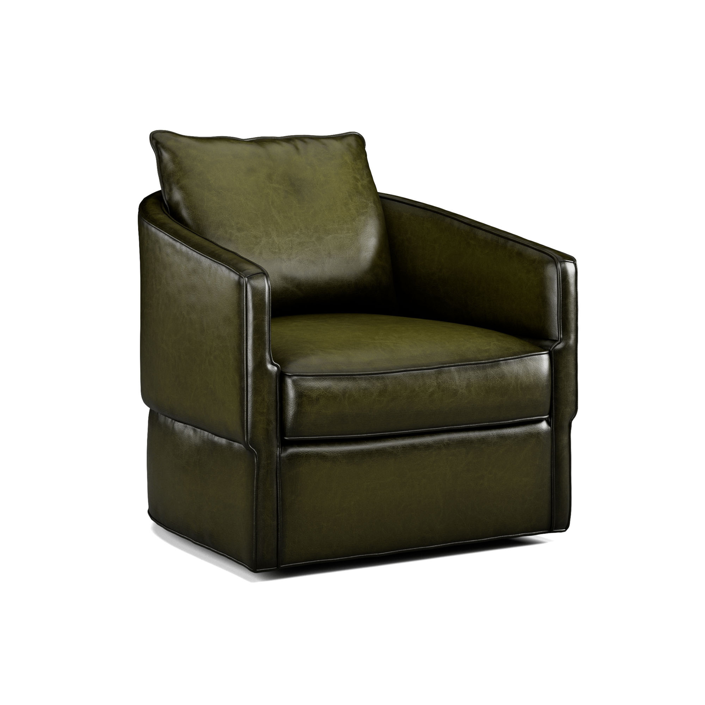 Claire Leather Swivel Chair
