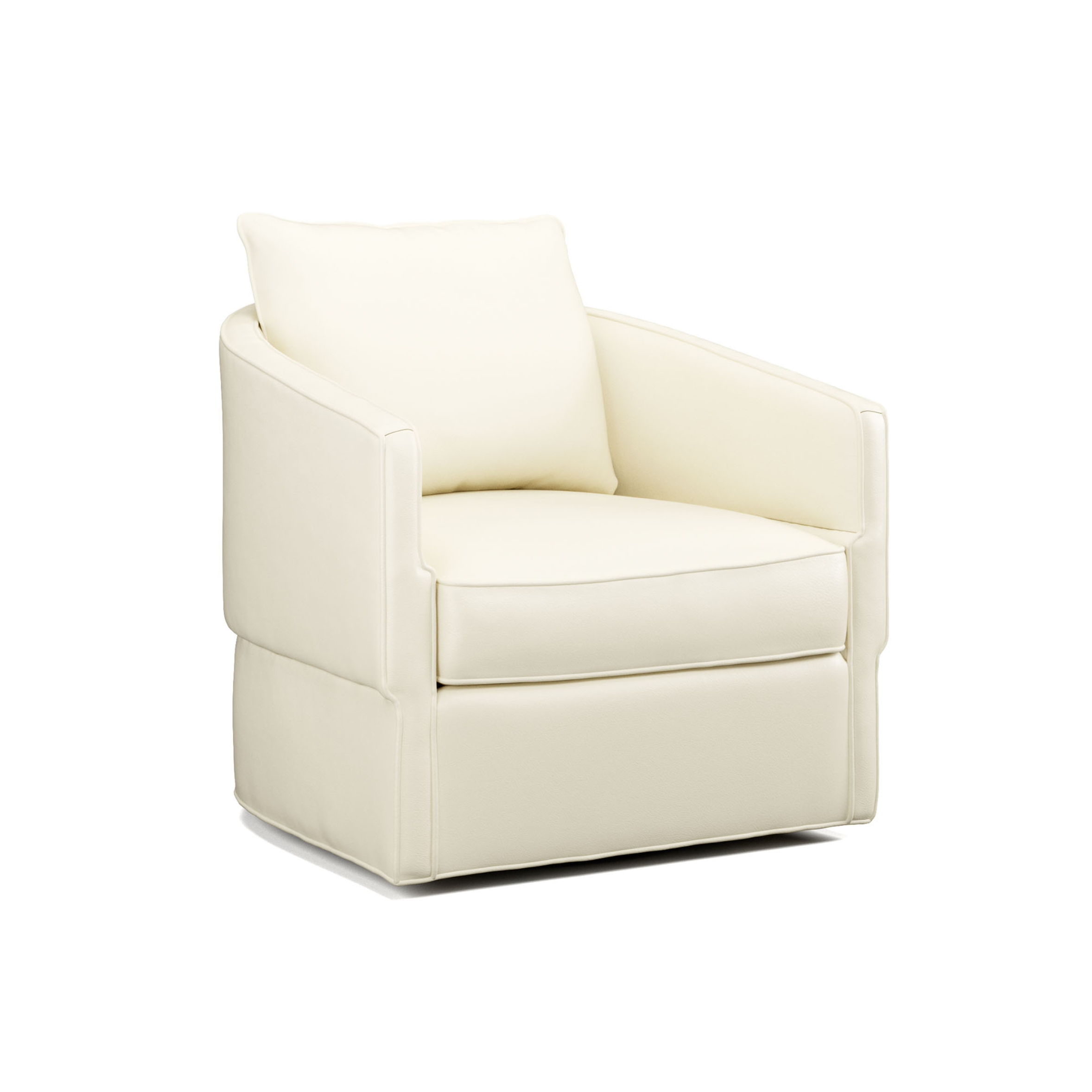 Claire Leather Swivel Chair