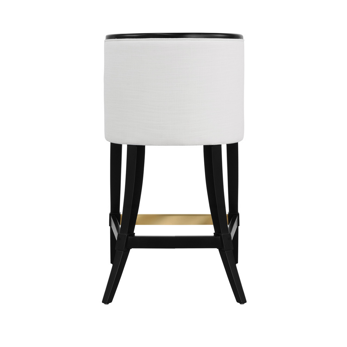 Diane Matte Black Counter Stool