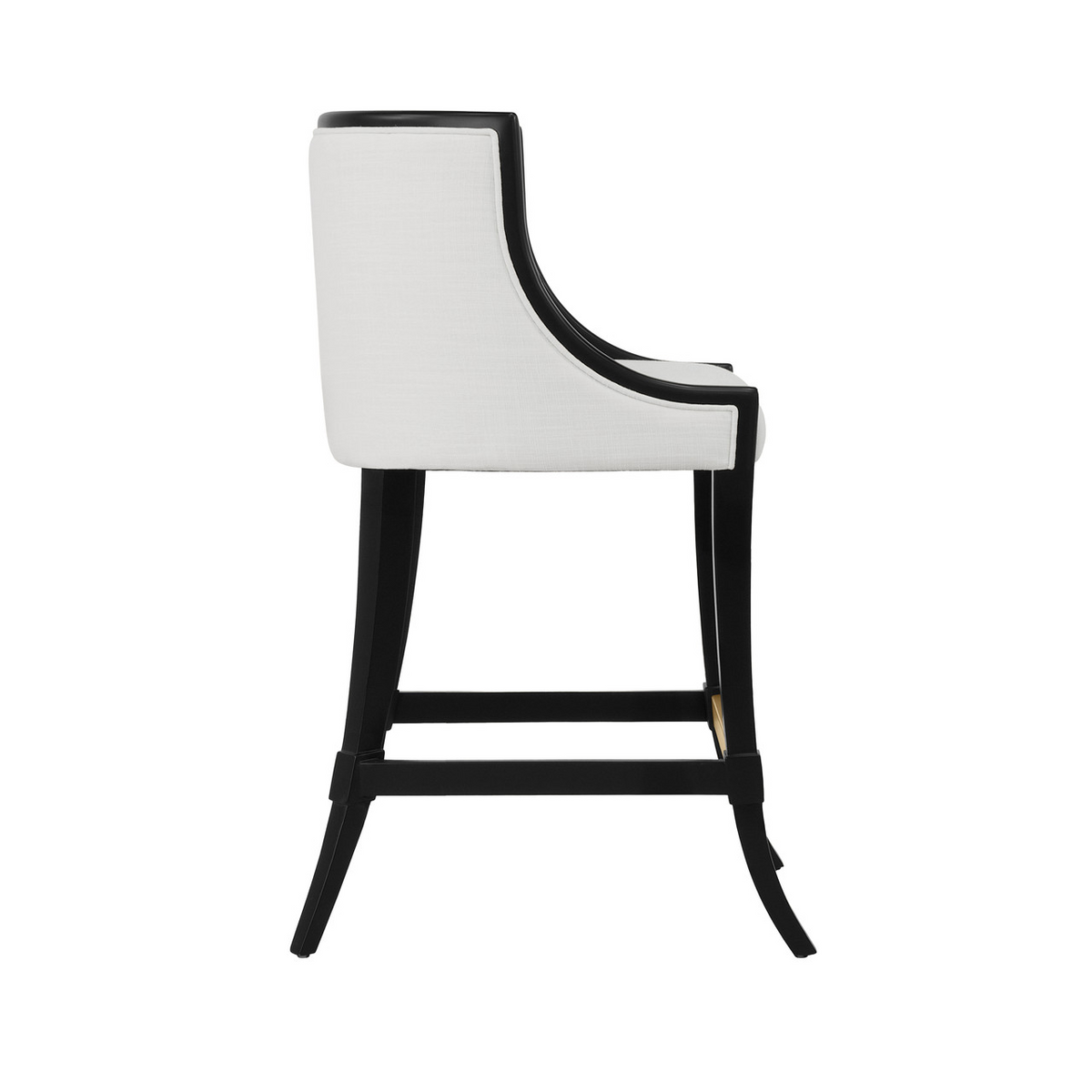 Diane Matte Black Counter Stool