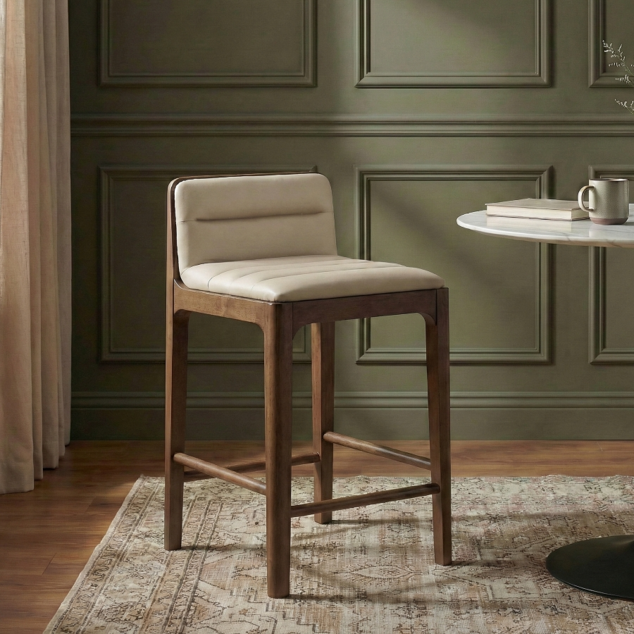 Ellion Beige Counter Stool