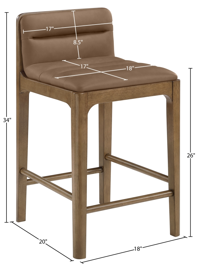 Ellion Brown Counter Stool
