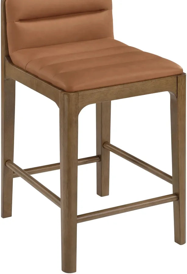 Ellion Cognac Counter Stool