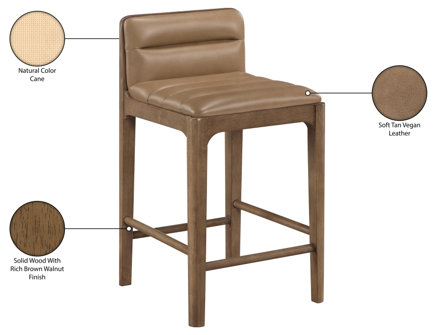 Ellion Tan Counter Stool