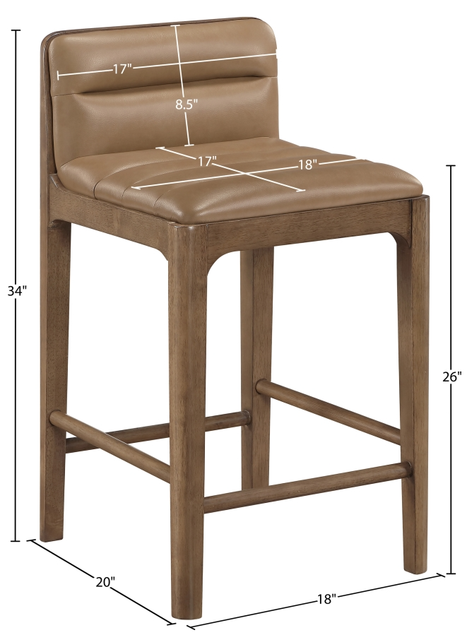 Ellion Tan Counter Stool