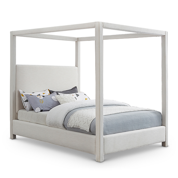 Emet Cream Queen Bed