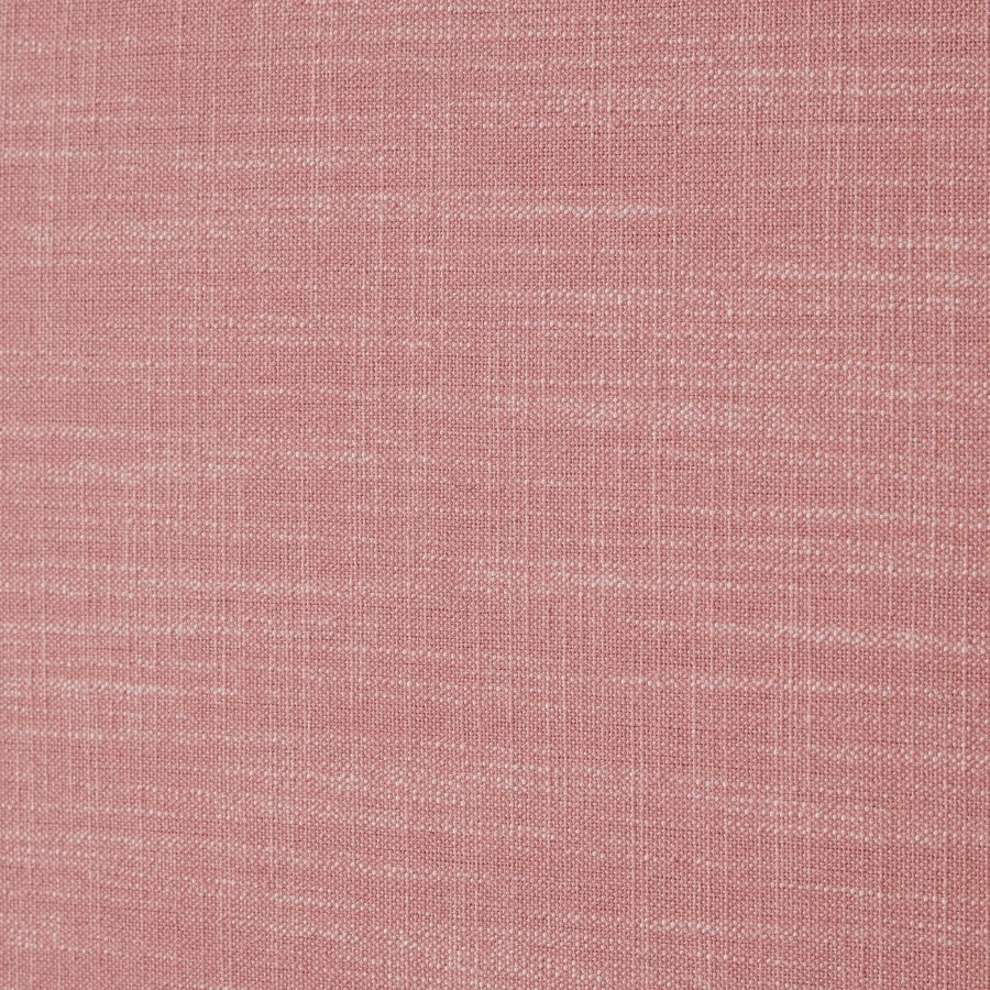 Emet Pink Linen Textured Fabric Upholstered King Bed