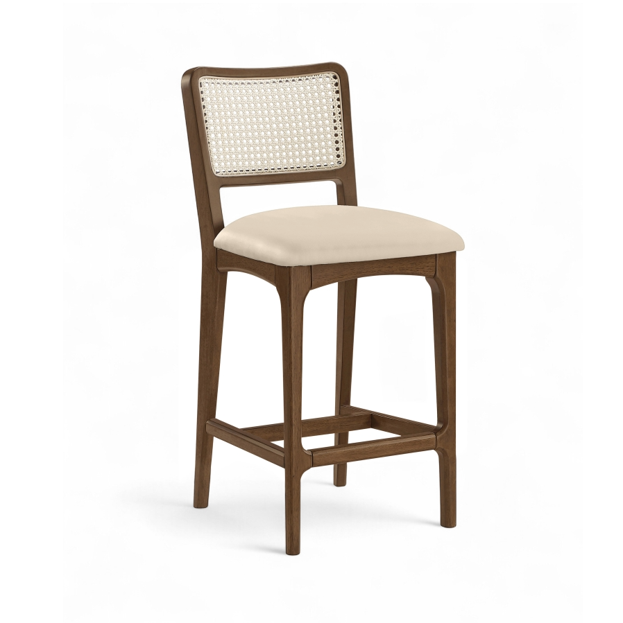 Greenhouse Beige Counter Stool