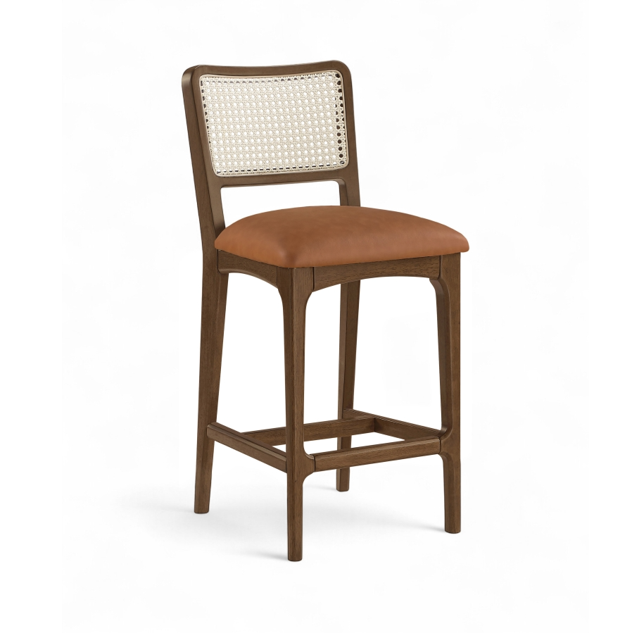 Greenhouse Cognac Counter Stool
