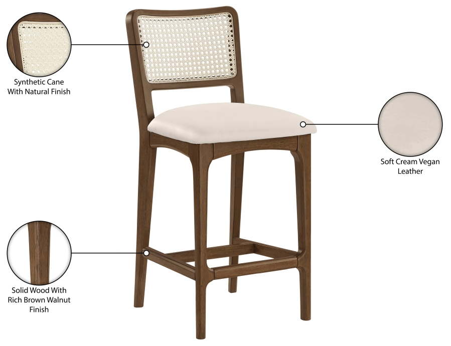 Greenhouse Cream Counter Stool