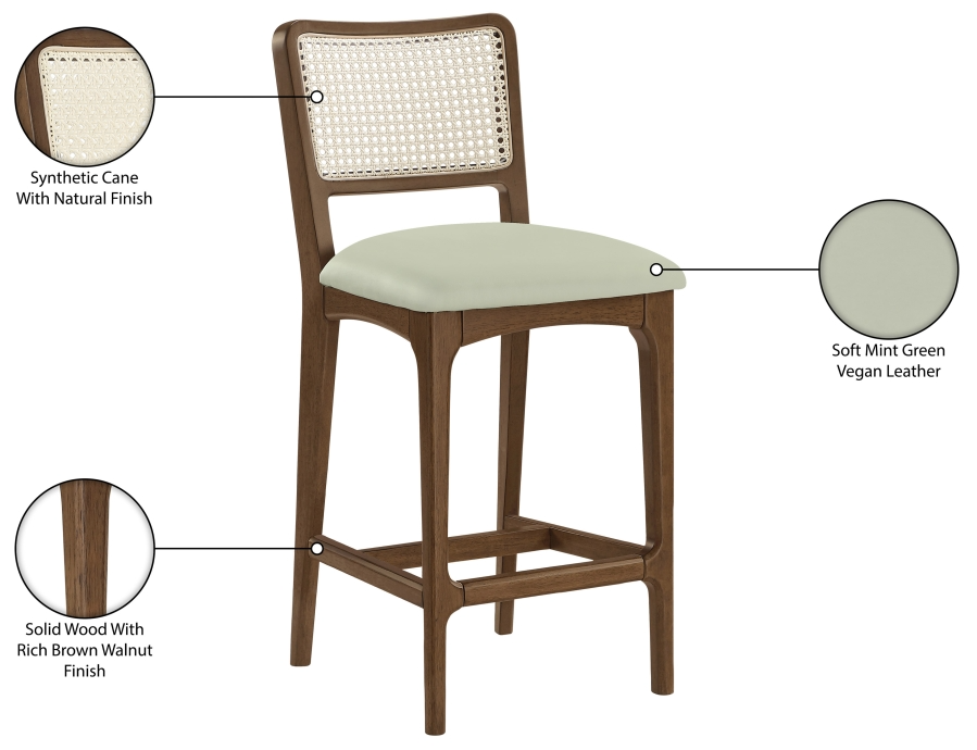 Greenhouse Mint Counter Stool