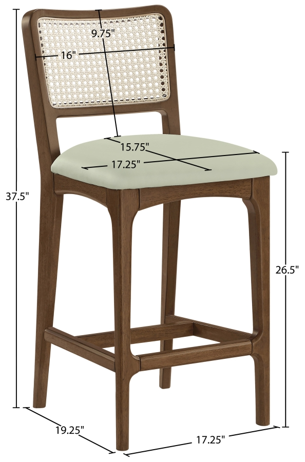 Greenhouse Mint Counter Stool