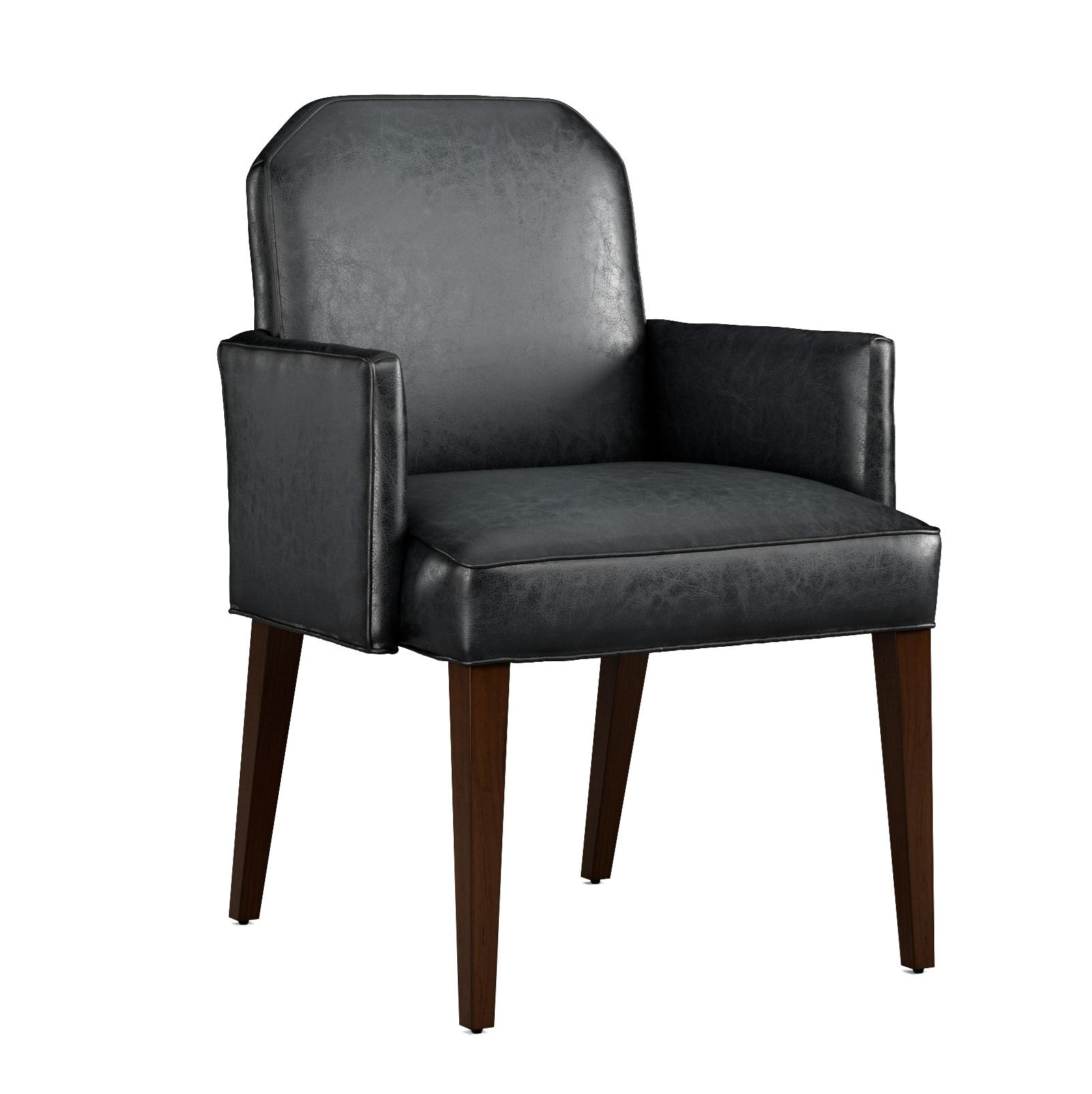 Huxley Leather Dining Arm Chair