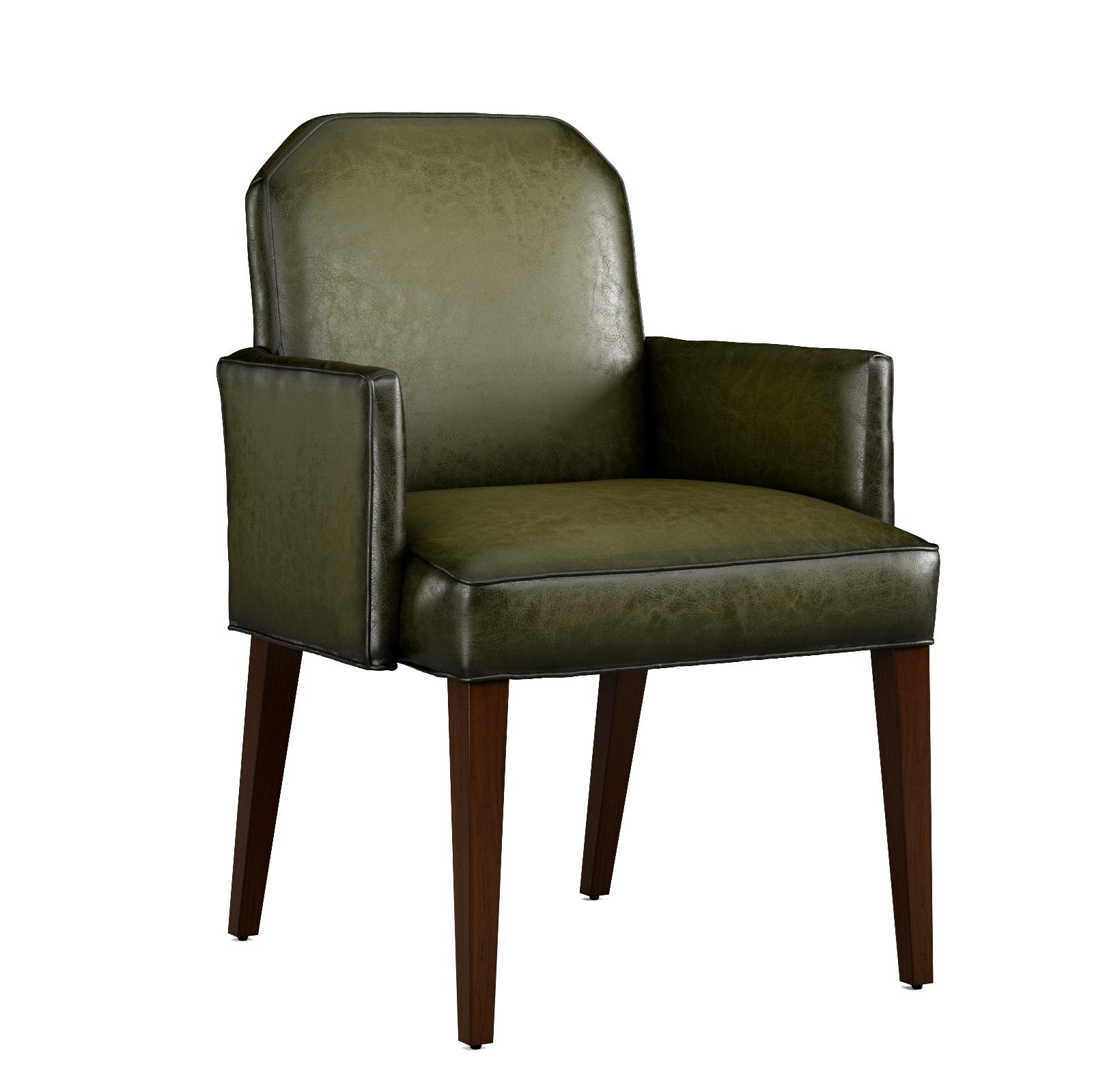 Huxley Leather Dining Arm Chair