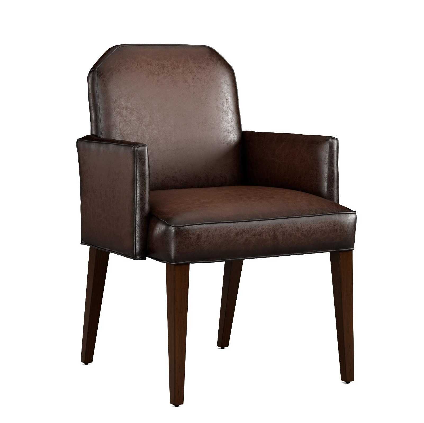 Huxley Leather Dining Arm Chair